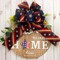 Rustic Patriotic Ribbon Wired,4 Rolls Stars and Stripes Burlap Ribbon, Patriotic Ribbon for Crafts,Wreaths,4th of July Big Bow,Party Decoration